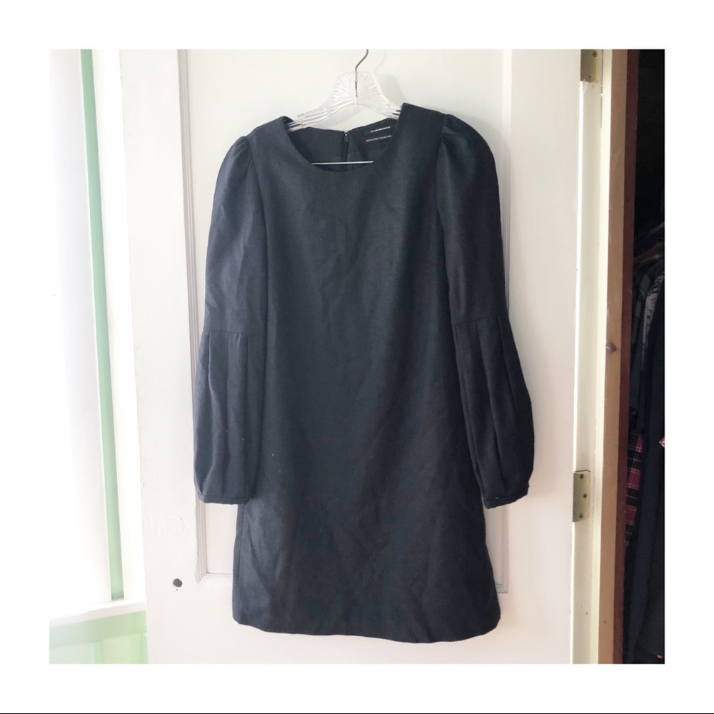 Club Monaco Gray Wool Sheath Dress